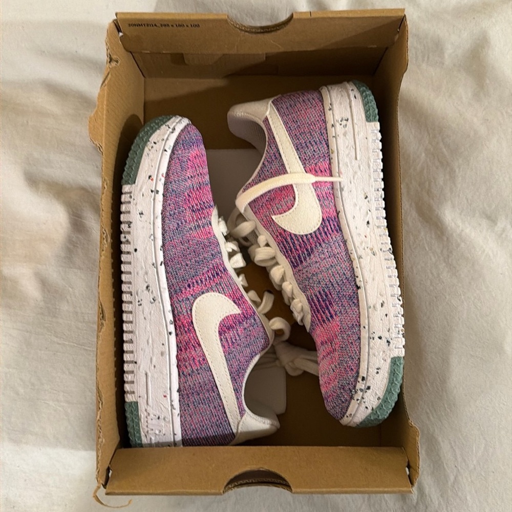 Nike AF1 Crater Flyknit - Fuschia Glow